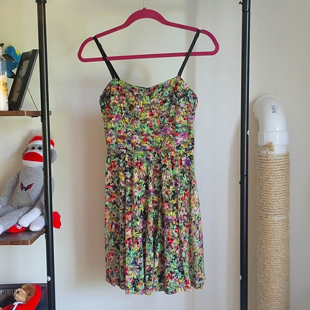 Multi Color Shirt Summer Dress